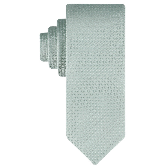 Calvin Klein Men Baker Geo-Pattern Tie Sage One Size - Picture 1 of 1